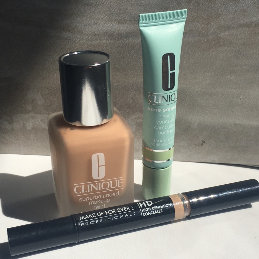 3 Fair skin item bundle: Clinique + Makeup Forever